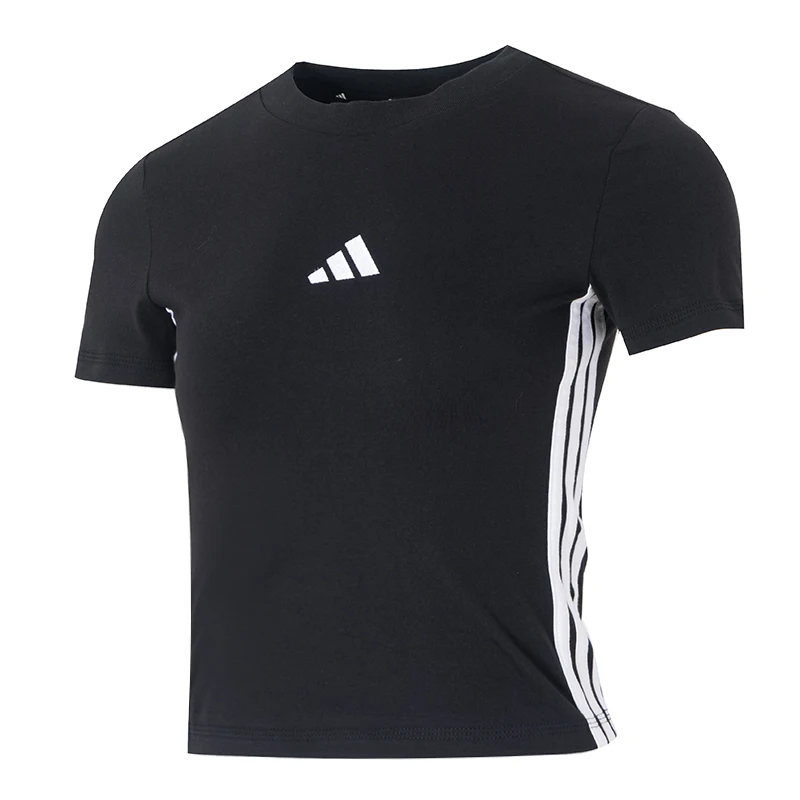 

Футболка Adidas с короткими рукавами, женская спортивная одежда, повседневная одежда для бега и тренировок, быстросохнущая, дышащая, повседневная, с короткими рукавами, Jc8325