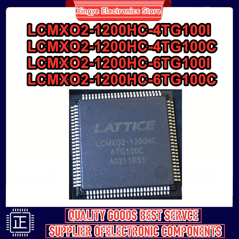 LCMXO2-1200HC-4TG100I LCMXO2-1200HC-4TG100C LCMXO2-1200HC-6TG100I LCMXO2-1200HC-6TG100C TQFP-100 IC Chip 100% New Original in st