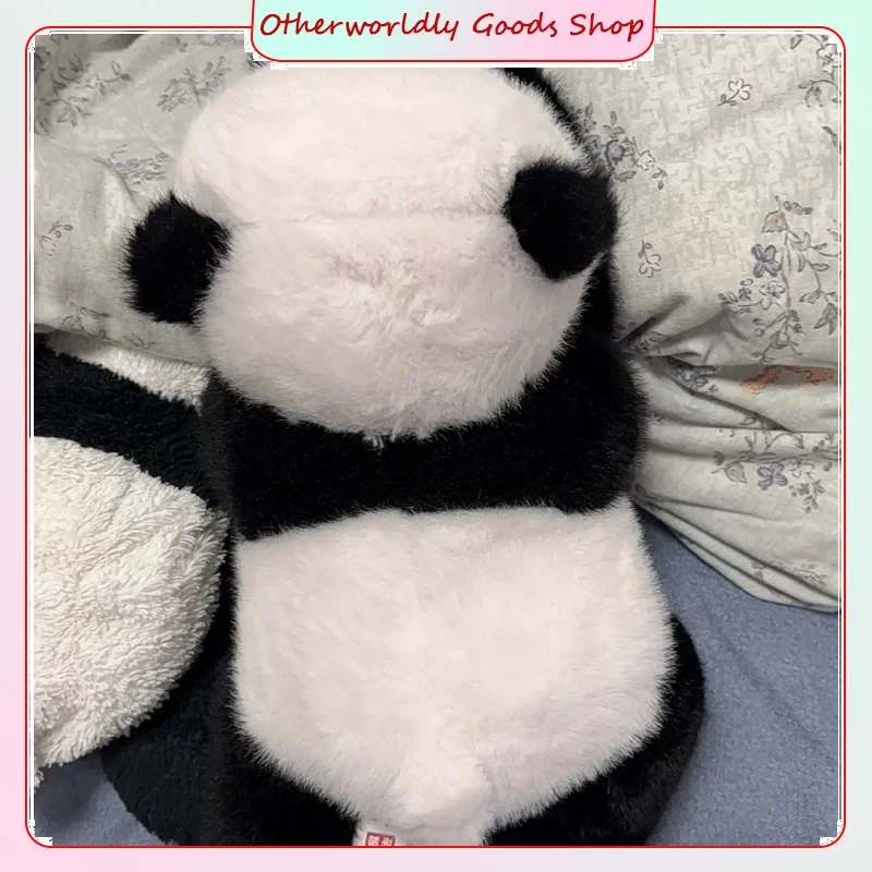 Poupée en peluche Panda couché, jouets en peluche pour Collection de décoration, cadeaux de vacances, variantes de raton laveur paresseux disponibles, doux