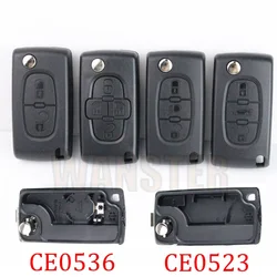 2 3 4 Buttons for Peugeot 206 408 306 407 807 for Citroen C2 C4 C5 C6 C8 Berlingo Xsara Picasso Car Key Fob Case Shell Housing