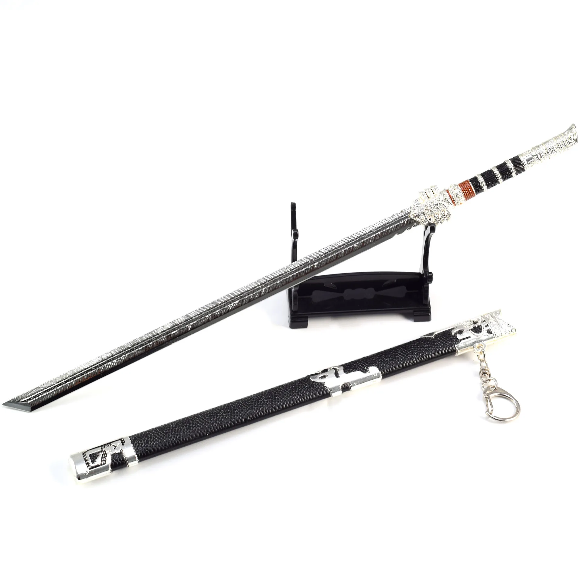 Espada periférica de animación Behead God de 30cm, 30cm, artesanía de aleación de Zinc de Metal, adornos de juguete, espada, modelo de arma de Cosplay