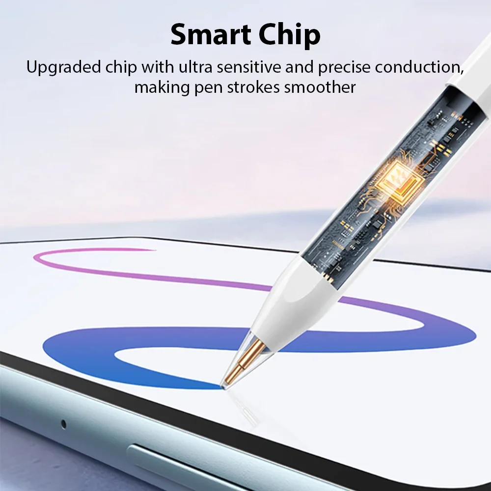 قلم ستايلس لجهاز ابل قلم رصاص ايباد برو 13 12.9 M4 Air 11 M3 M2 5 4 A16 10 9 11th 10th 9th Generation Mini 6 7 A17 10.2 أقلام تعمل باللمس #6