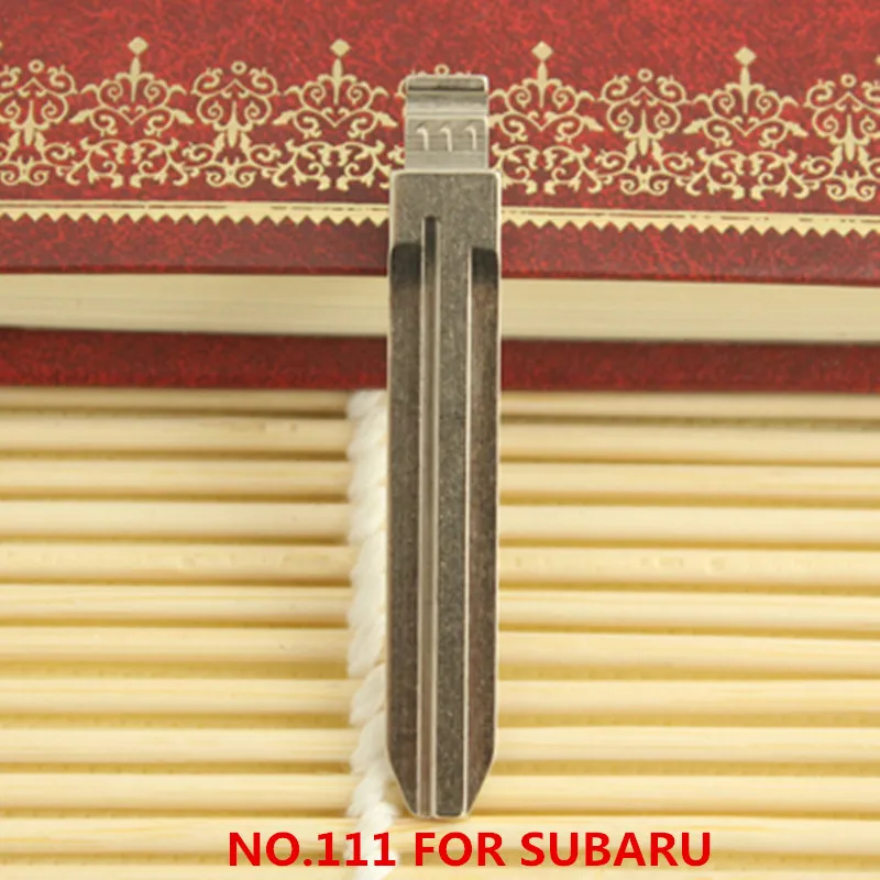 

20 шт. No 111, лезвие ключа, откидное лезвие, заготовка для автомобильного ключа для нового Subaru, замена 111 # KEY BLADE