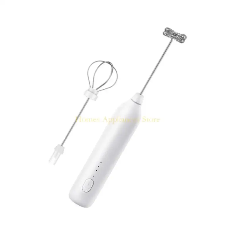 D0AB صانع رغوة الحليب المحمول للقهوة، خلاط مشروبات كهربائي قابل لإعادة الشحن #5