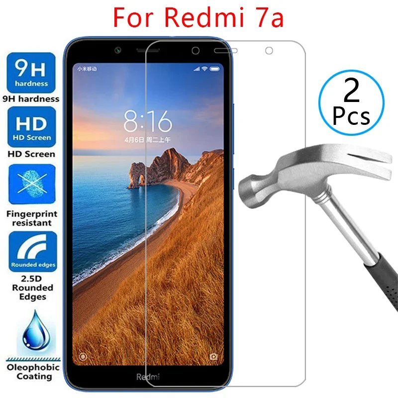 tempered glass screen protector for xiaomi redmi 7a case cover on ksiomi redmi7a 7 a a7 5.45 protective phone coque bag readmi7a