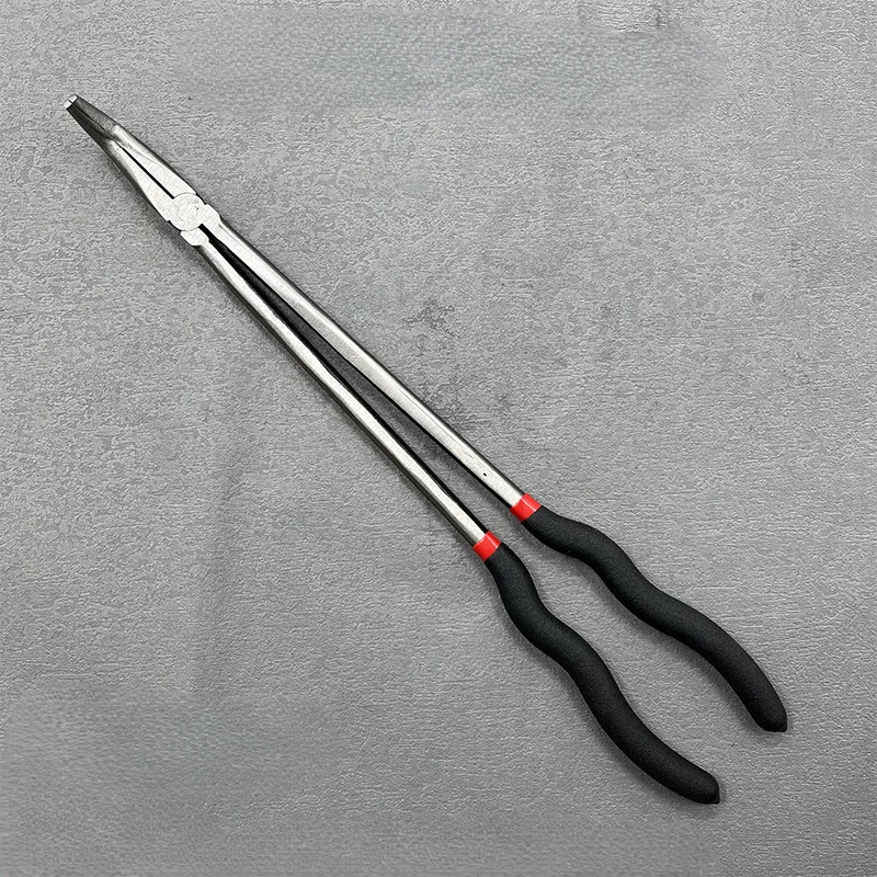 1Set 16inch Multi-purpose Long Nose Pliers Straight Needle Nose Pliers 25 / 45 Degree Curved Without Logo