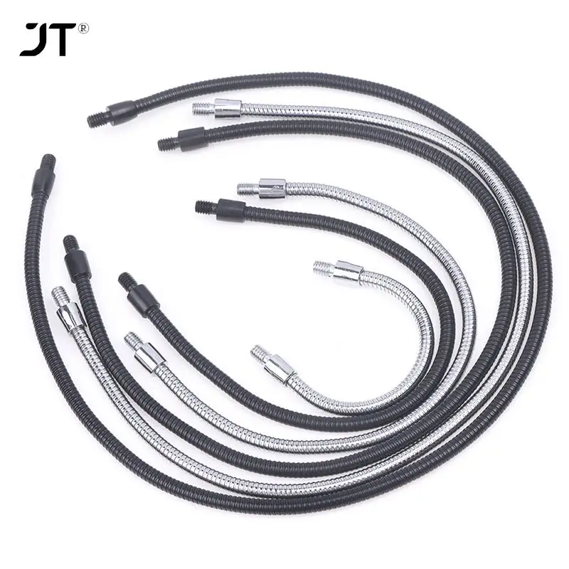 10/20/30/40cm M4 Flexible Snake Tube LED Gooseneck M4 Black Silver Microphone Positioning Hose Two External Teeth