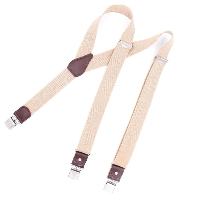 3.5 * 120CM Wide Suspenders For Men Elastic Adjustable Suspensors For Men's Pants Braces Man Suspenders For Men Powerful