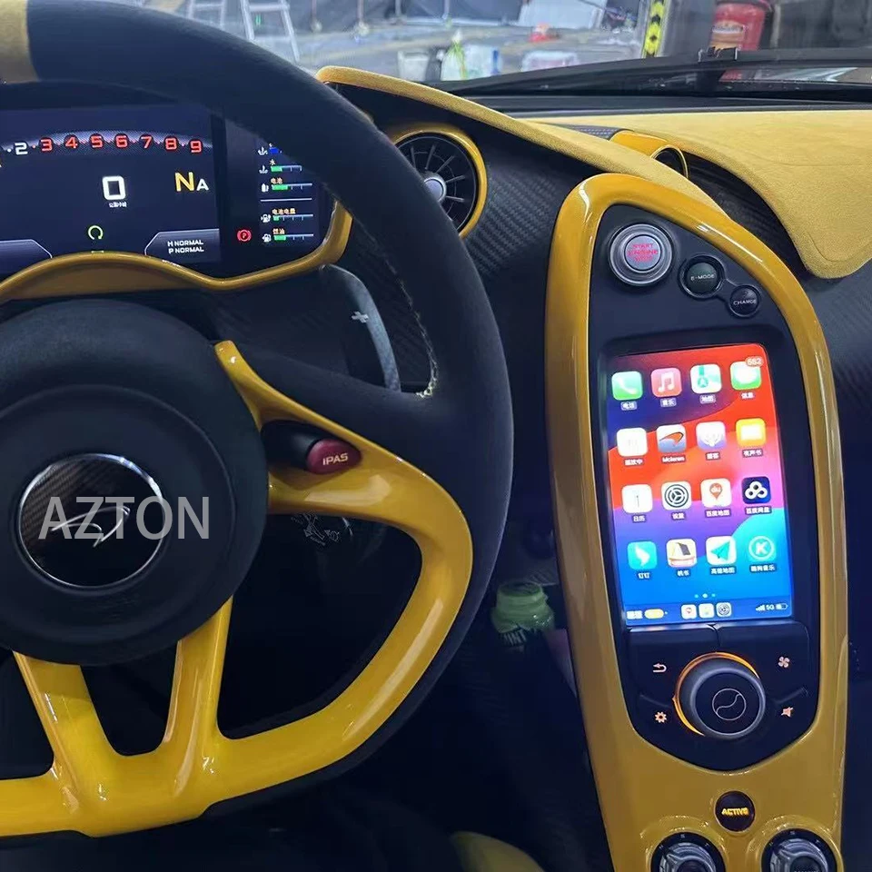 

AZTON Original System Wireless CarPlay Android Auto GPS Music HiCar Retrofit for McLaren P1