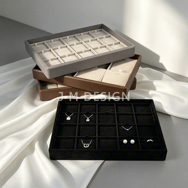 Jewelry Dispaly Tray Multiple Styles Storage Case Necklace Bracelet Earrings Ring Brooches Storage Box Drawer Jewellery Organize