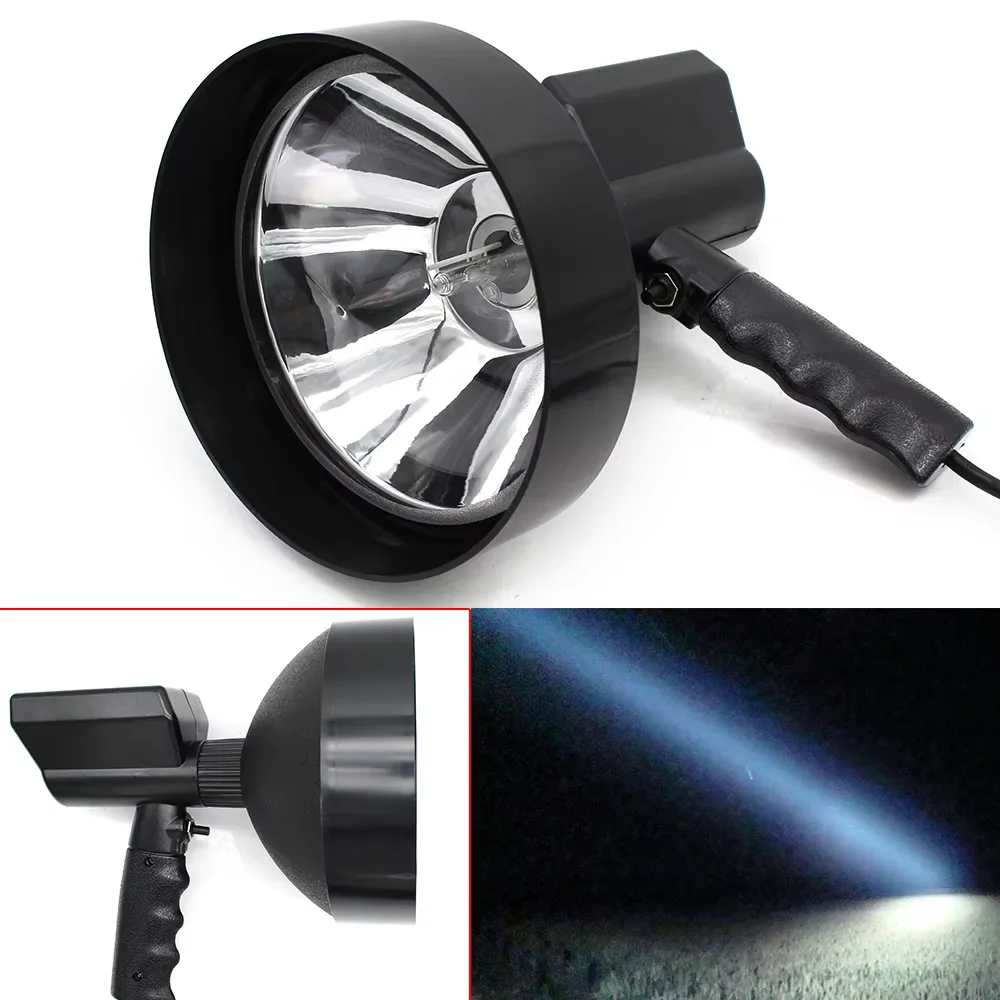 

7" 12V 100W Super Spotlight New Launch Vehicle with Strong Light Remote Handheld Search and Detection HID Xenon Spot Light