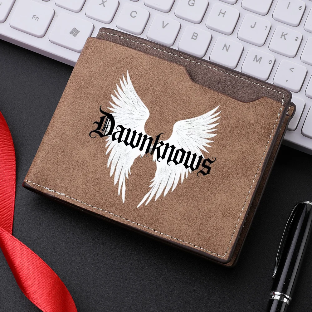 2025年トレンド メンズ レトロ レザーウォレット  パーソナライズ アメリカドル ファッション ビルフォールド 男性用