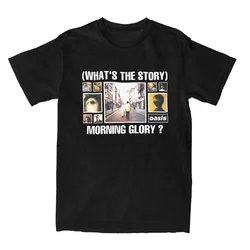 O-Oasis Rock Band T-Shirt for Women Men Cotton T Shirt Classic Y2K Short Sleeve Tee Shirt Summer Fashion Clothing Gift for Fans