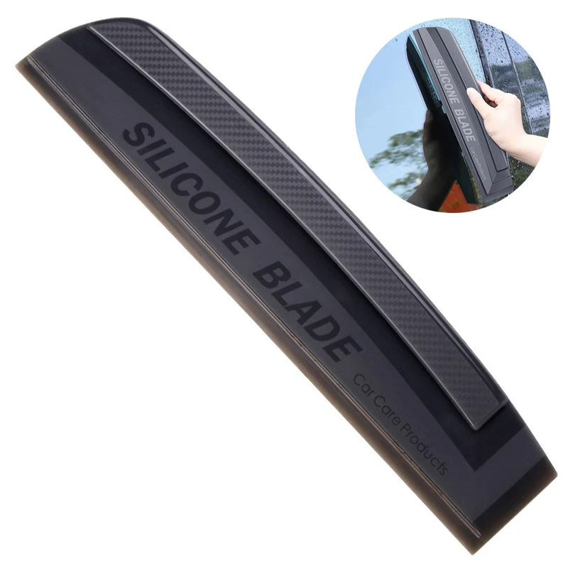 

Non-Scratch Car Silicone Handy Squeegee Water Window Wiper Drying Blade Clean Scraping Car Wash Tool Auto Detailing Accessories