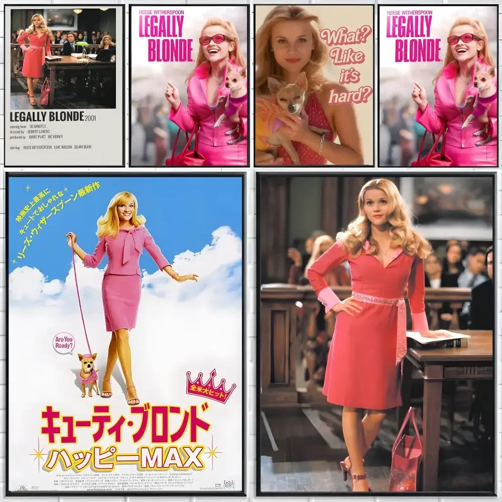 Movie Comedy Legally Blonde Poster Distinct Home Decor Concepts Chic Indoor Art Pieces