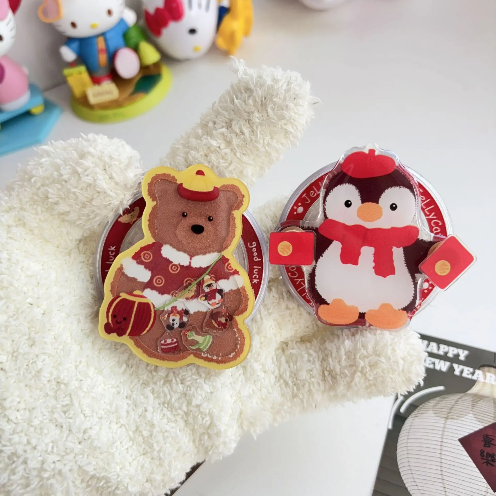 

Пингвин Медведь Качающаяся Музыкальная Подставка Подходит для Magsafe Магнитный Телефон Настольный Ленивый Артефакт Портативные Креативные Аксессуары Для Телефонов