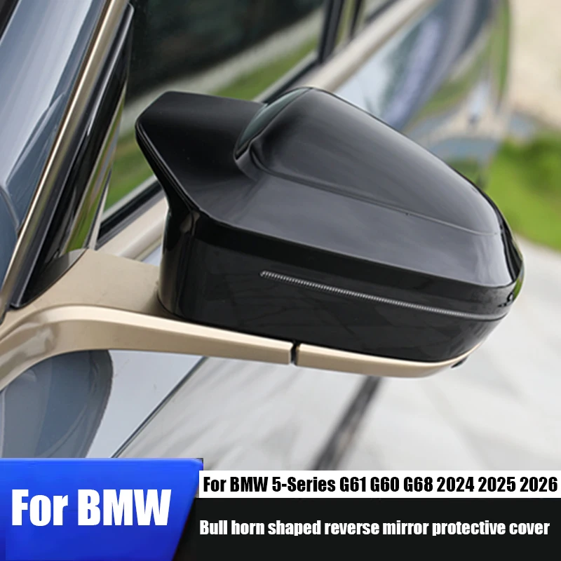 

Exterior mirror anti scratch cover made of ABS material exterior modification part for BMW 5-Series G61 G60 G68 2024 2025 2026