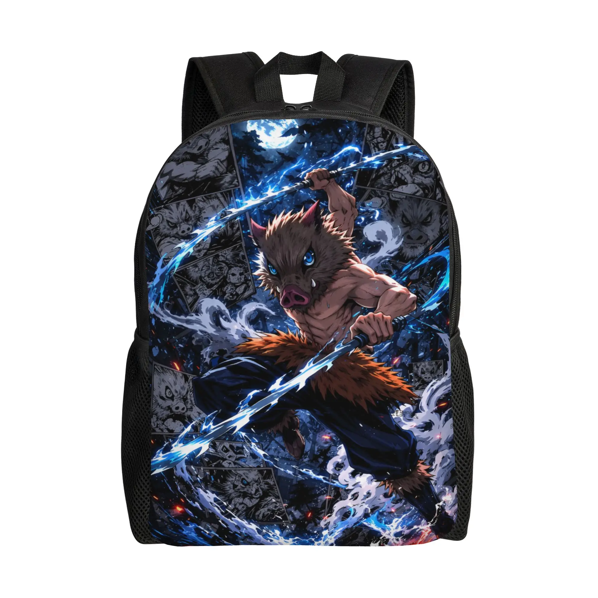 

3D Print D-Demons Slayers Backpacks Boys Girls Cartoon Anime College School Travel Bags Men Women Bookbag Fits 15 Inch Laptop