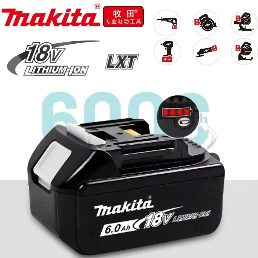 

100% Genuine/Original Makita 18v 6.0Ah for makita tools drill battery bl1850b BL1850 bl1860 bl 1860 bl1815 bl1840 bl1830 LXT400