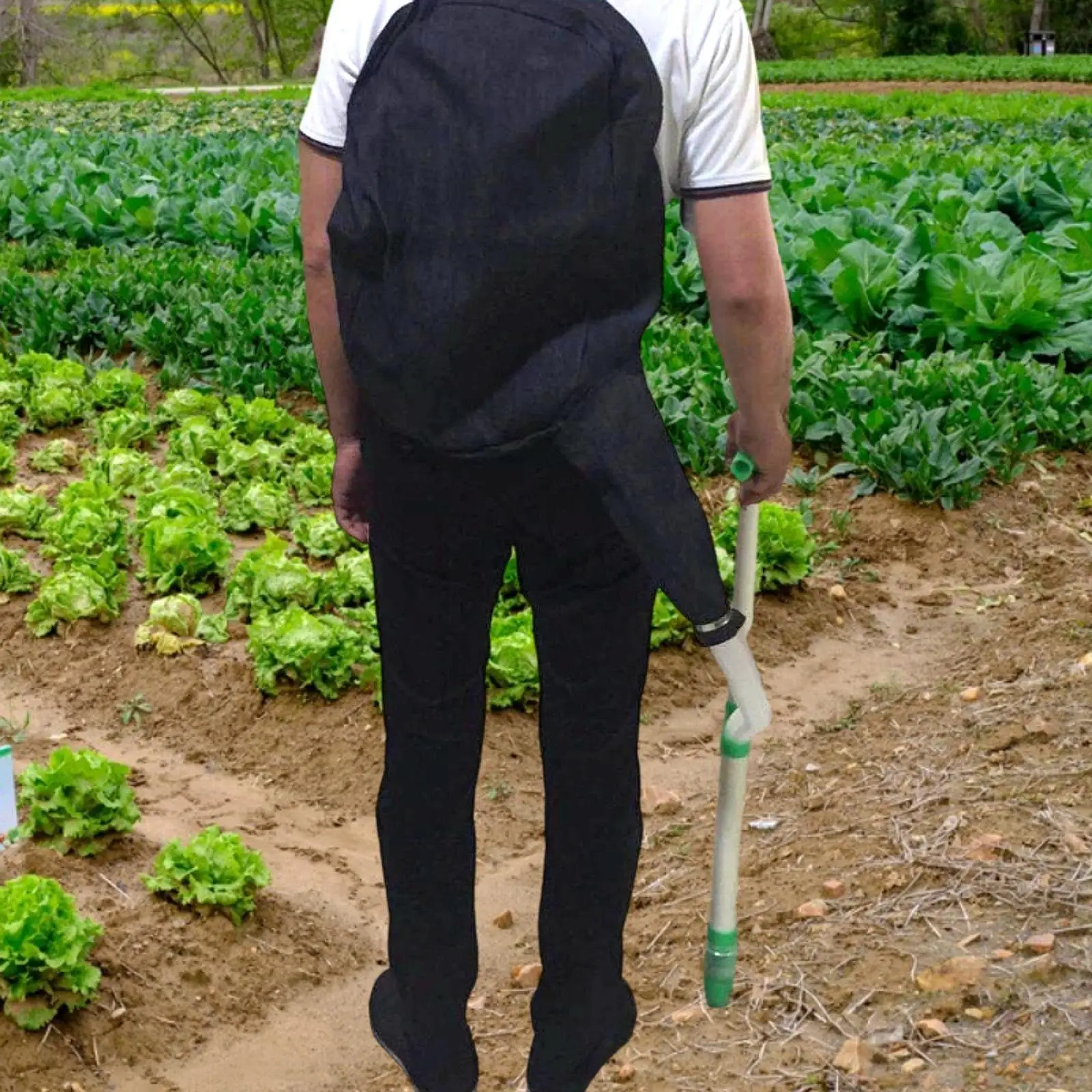 Manual Fertilizer Spreader Dispenser Knapsack Easy to Use Seeder Adjustable Manure Applicators for Orchard Fruit Trees Garden
