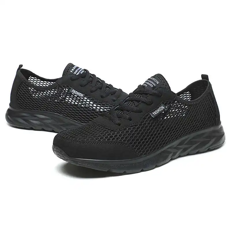 

Synthetic Leather Sumer Men's Summer Loafers Hiking Men's Shoes Trekking Shoes For Men Sneakers Sports Fat Workout Tenes