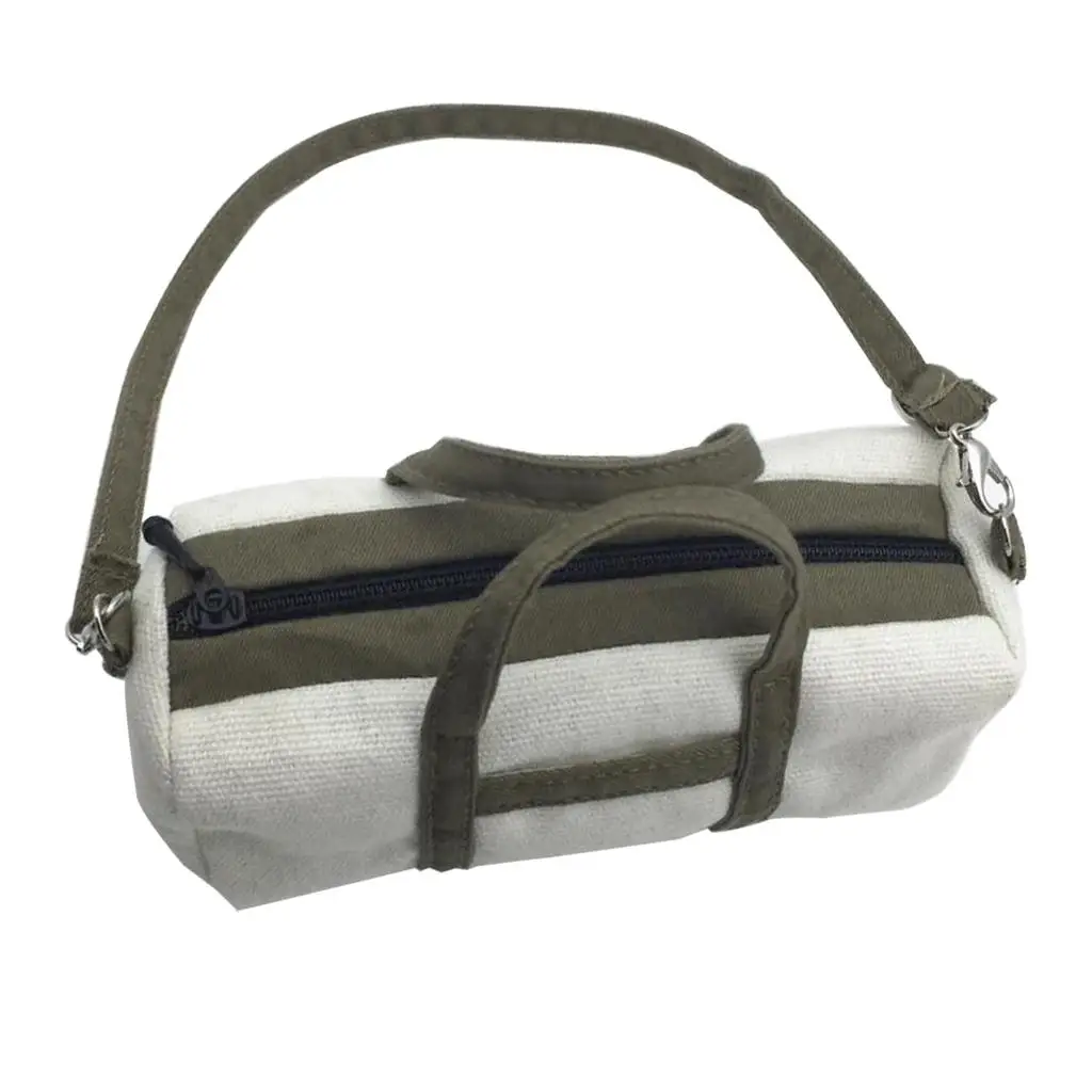 1:6th Canvas Satchel Shoulder Tote Bag Model for 12'' Kumik