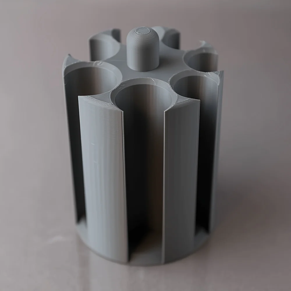 1Pc Car Cup Holder Coin Organizer, Cylindrical with 7 Slots for US Dollar Coins, Fits Standard Cup Holders