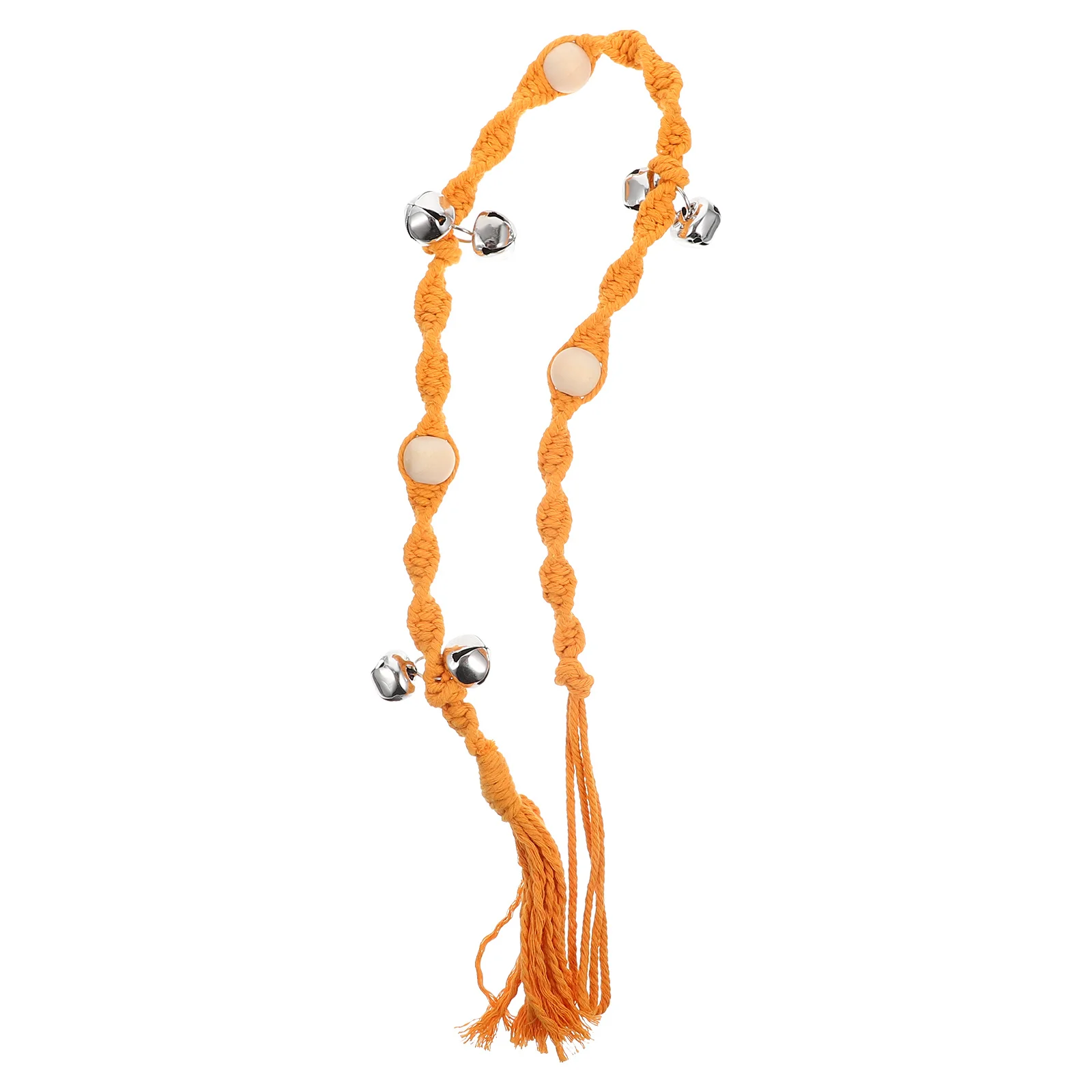 

Doorbell Handmade Woven Hanging Bell For Pet Training Wear-Resistant Portable Dog Bell Household Room Accessories Pet Dog