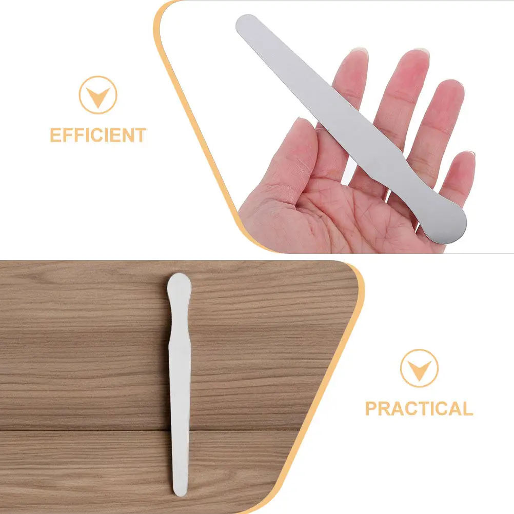 40Pcs Stainless Steel Tongue Suppressor Reusable Metal Dental Tongue Press Sticks for Exams Speech Therapy Tools