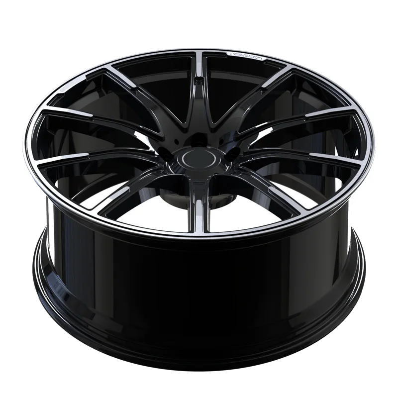 Custom Car Forged Wheels Black Machining New Style Face Alloy 18 19 20 21 22 23 24 Inch Rims 5X112 5X120 Passenger Car Wheels