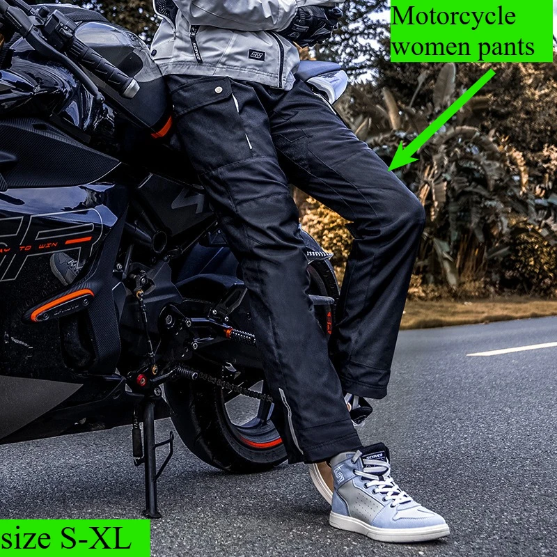 Motorcycle Women Winter Cycling Pants Waterproof Motorcycle Protective Gear Motorcycle Winter Clothes Size S-XL