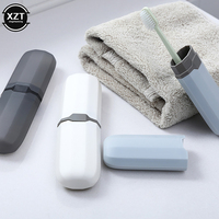 Dust-proof Toothbrush Case Portable Toothbrush Storage Box Outdoor Travel Hiking Camping Toothbrush Toothpaste Case Box Holder