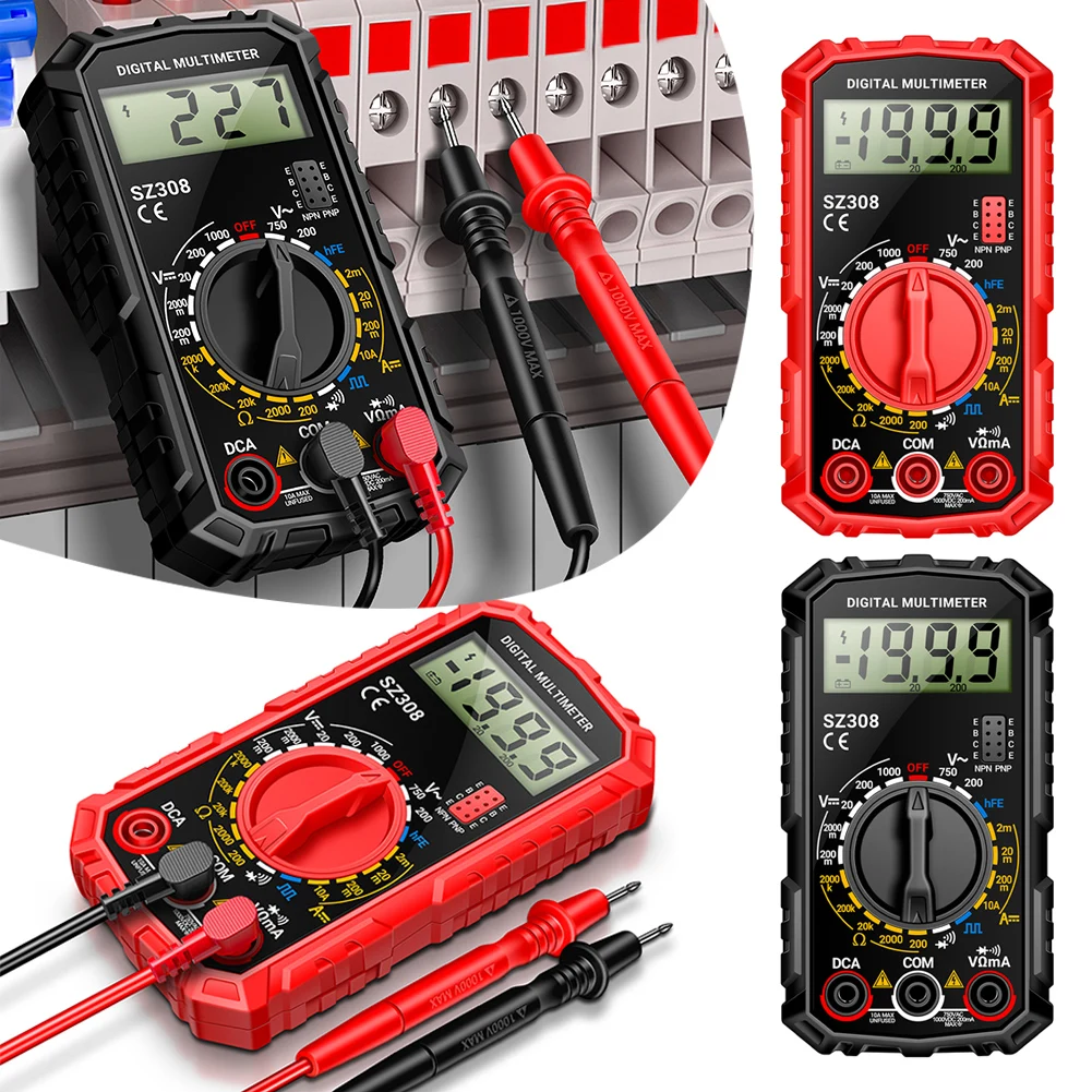 

Squared Waves Digital Multimeter High Precise Electric Measurer For Electrician Use