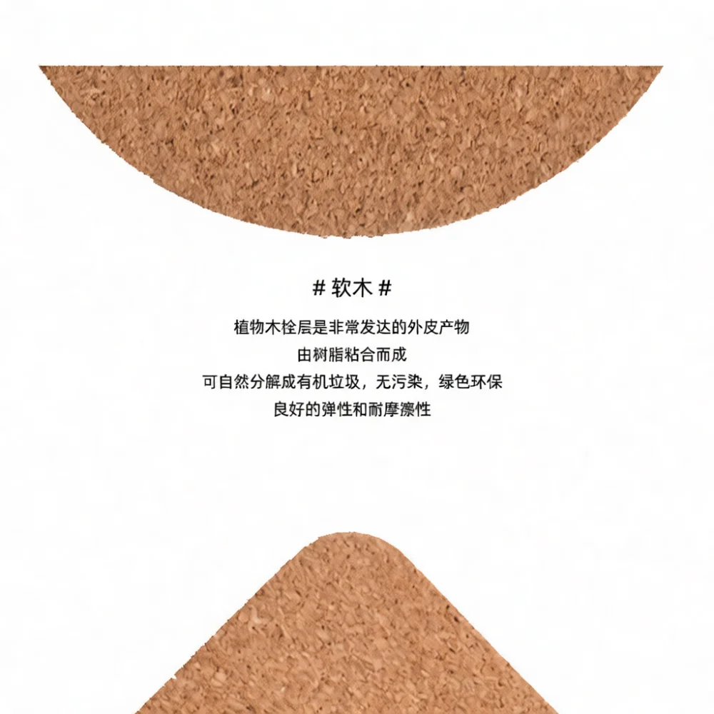 Nordic Cork Coasters Natural Wood Cup Pad Heat Resistant Placemat Custom Logo Personalized Drink Tray Round Square Table Mat