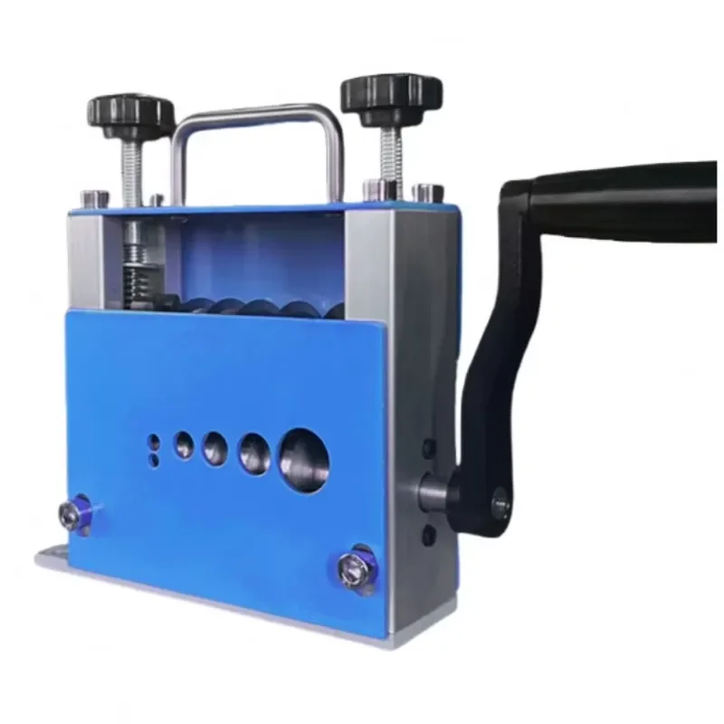Small Hand-cranked DAWNTech DA-017 Manual Wire Stripping Machine for Scrap Copper Wire Cable Hard Steel Strip Knife