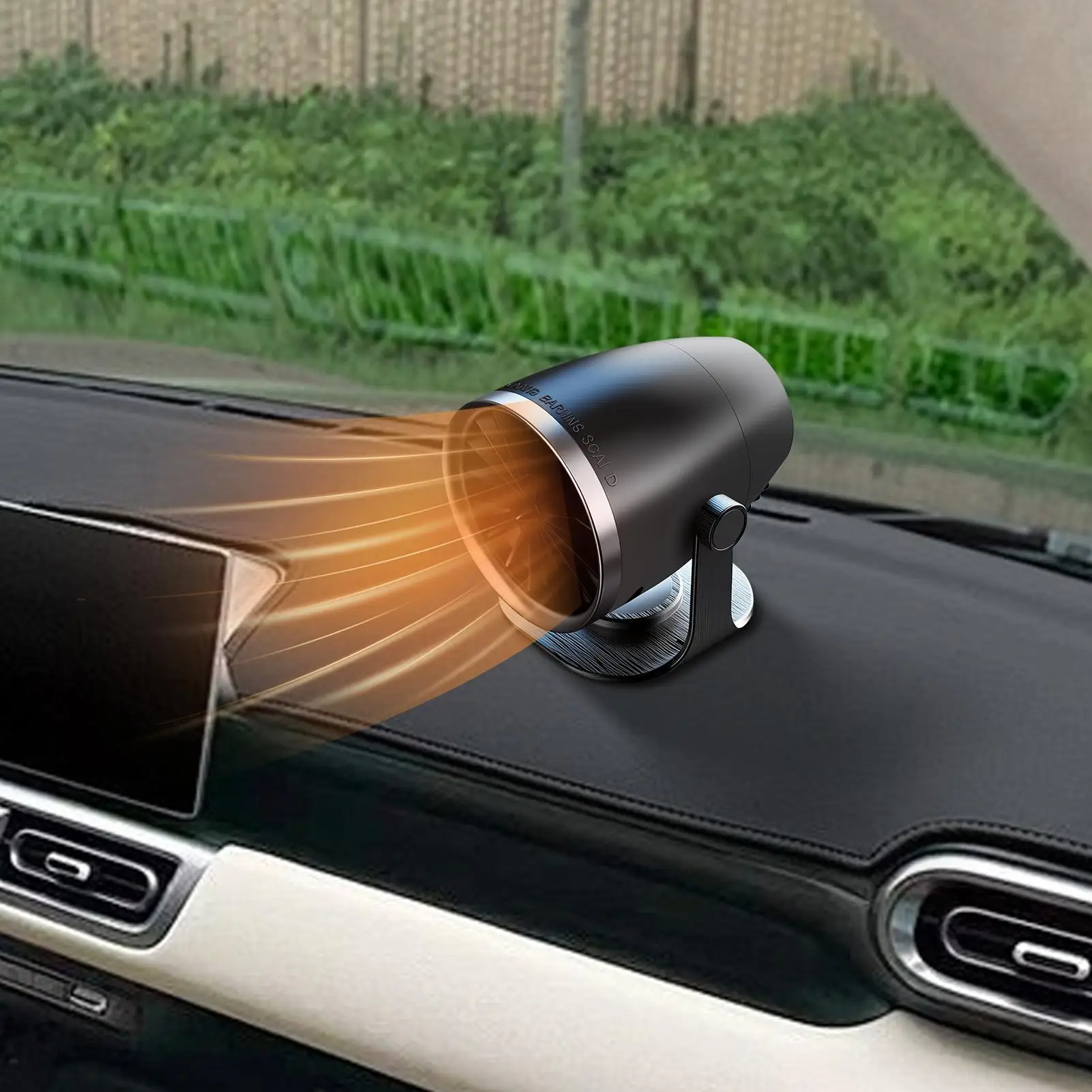 Portable Heater For Car 12V Warmer Plug In Fan Defogger Plug In Car Heater For Truck Office Bathroom Tent RV Travel Work Camping