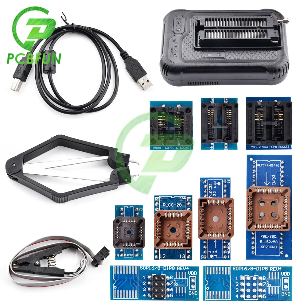 

T48 [TL866-3G] Programmer Support 28000+ ICs for EPROM/MCU/SPI/Nor/NAND Flash/EMMC/ IC TESTER/ TL866CS TL866II Replacement