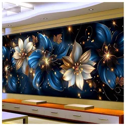 Diamond Painting DIY large Fantasy Flowers Diamond Mosaic embroidery 5D Full Square Round Rhinestone Cross Stitch kit Home Decor