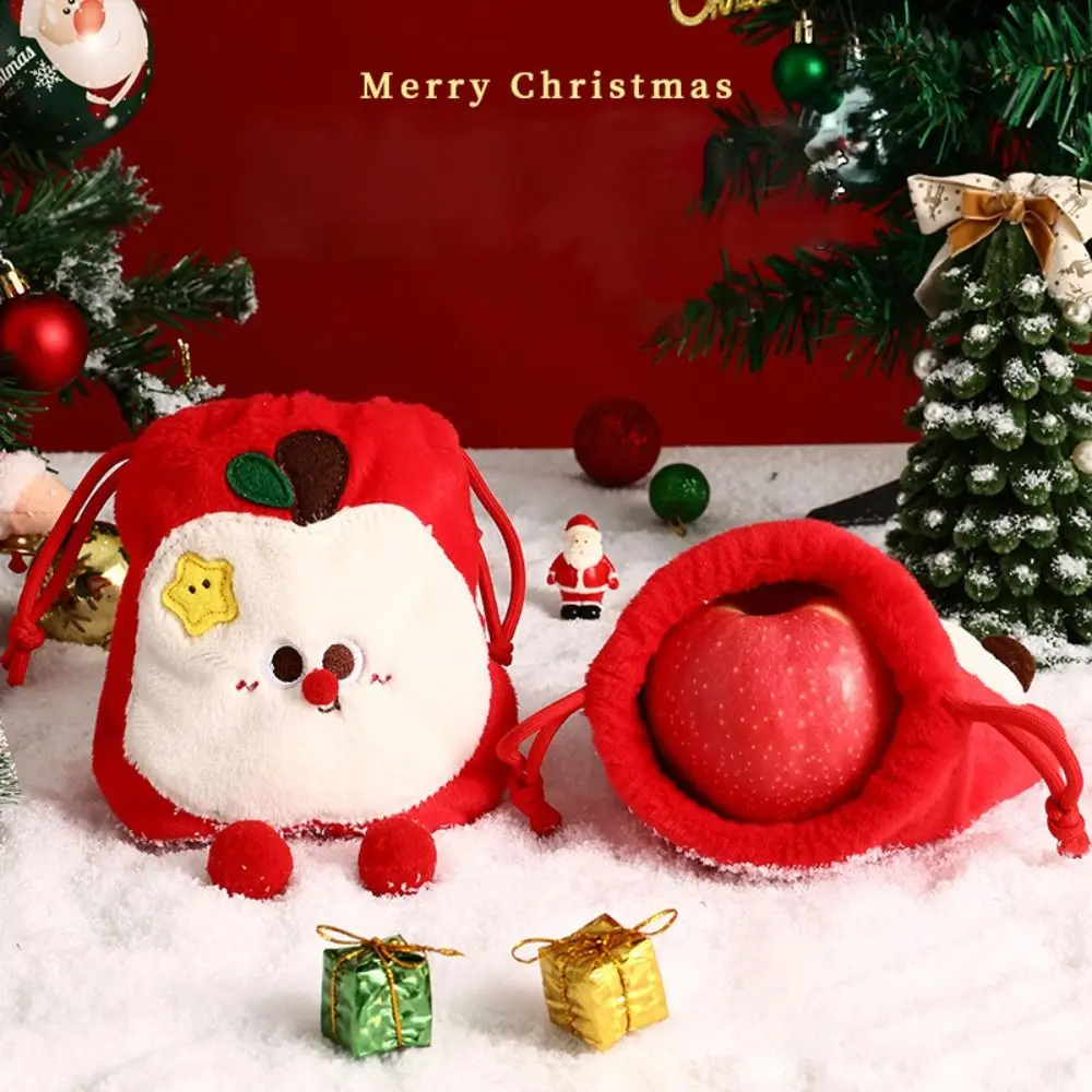 Cute Mini Christmas Handbag Kawaii High-capacity Gifts Bag Cartoon Holiday Candy Stocking Bag