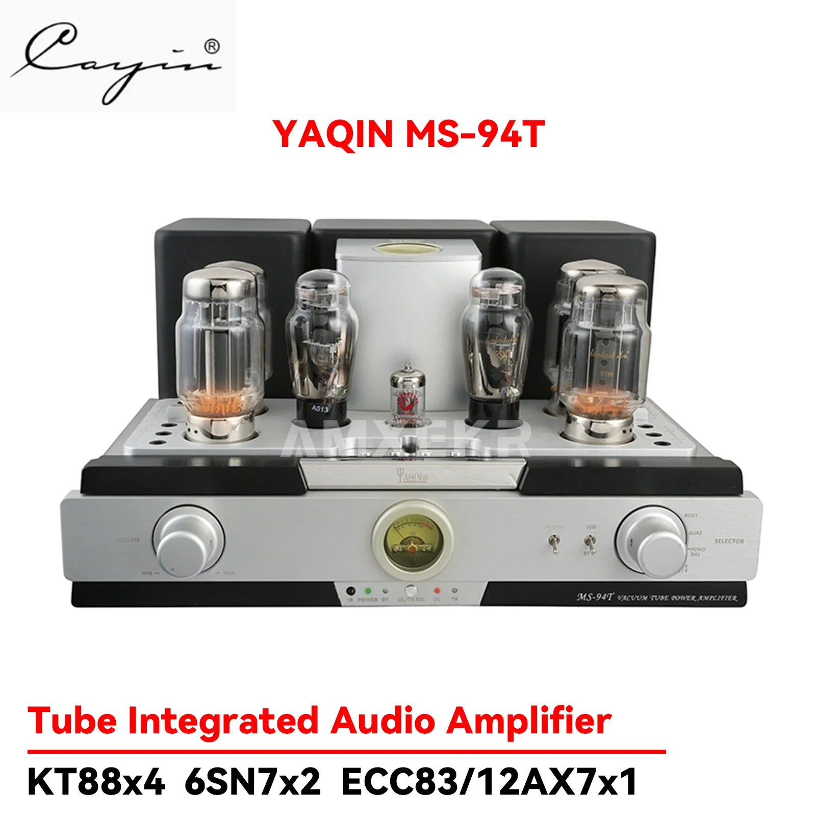 YAQIN MS-94T Amplifier Tabung KT88 Tabung Bluetooth 50W * 2 Amplifier Tarik Tekan Audio Amplifier Phono Vinil
