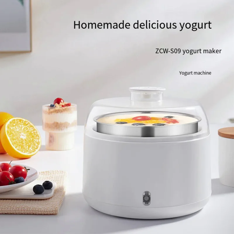 1L Yogurt Maker Mini Automatic Yogurt Machine Household DIY Tools Home Kitchen Appliances Stainless Steel Tank 220V 그릭요트 would