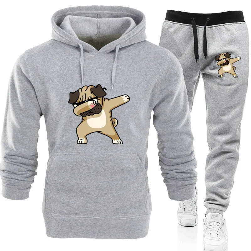 Men\'s Hoodie Set Autumn Winter New Classical Luxury Pants High Quality Casual Two Pieces Set