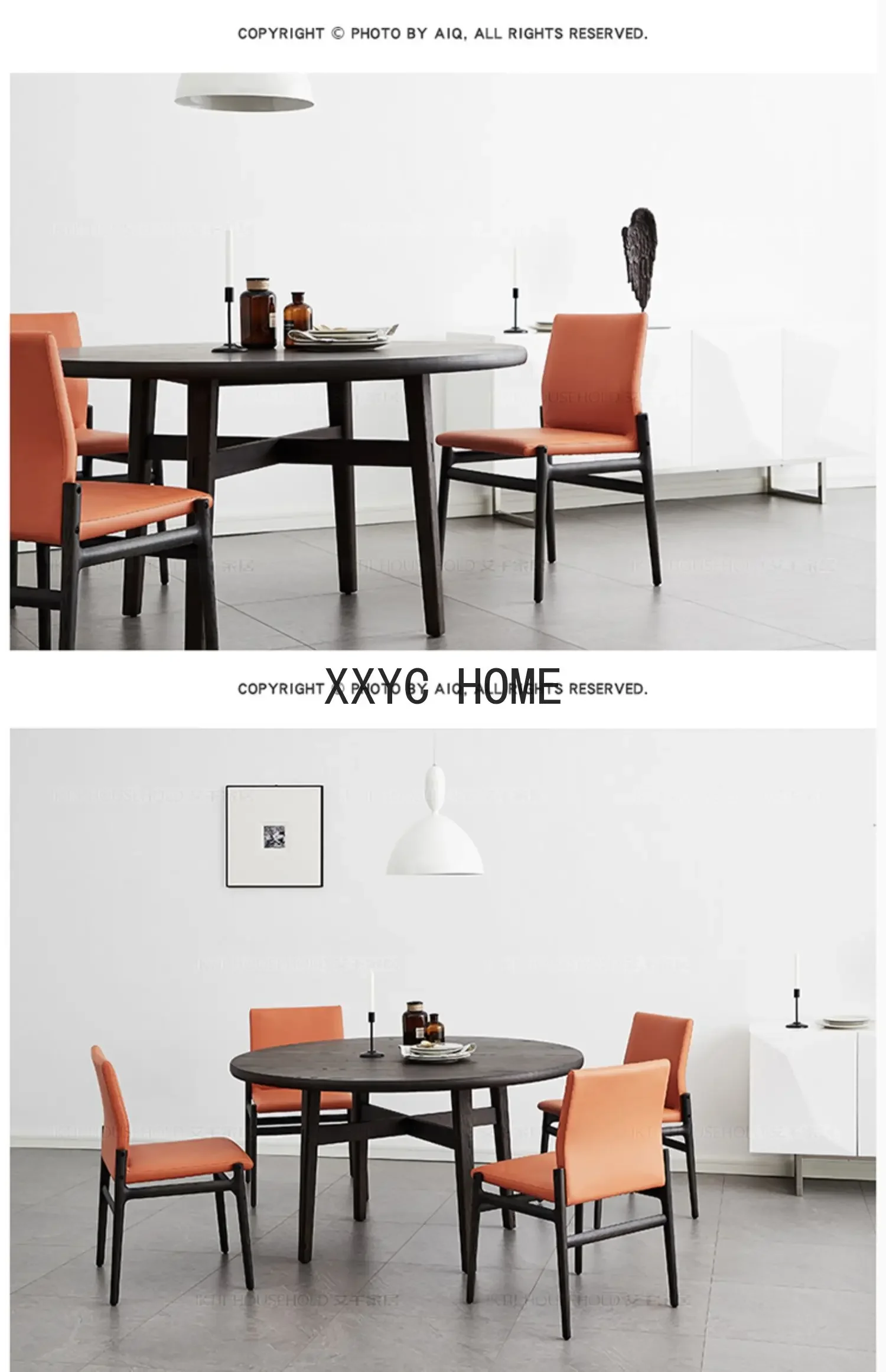 Кожаный обеденный стул из цельного дерева, современное минималистское кресло, мягкая сумка из белого воска, кофейный стул, стул для столовой