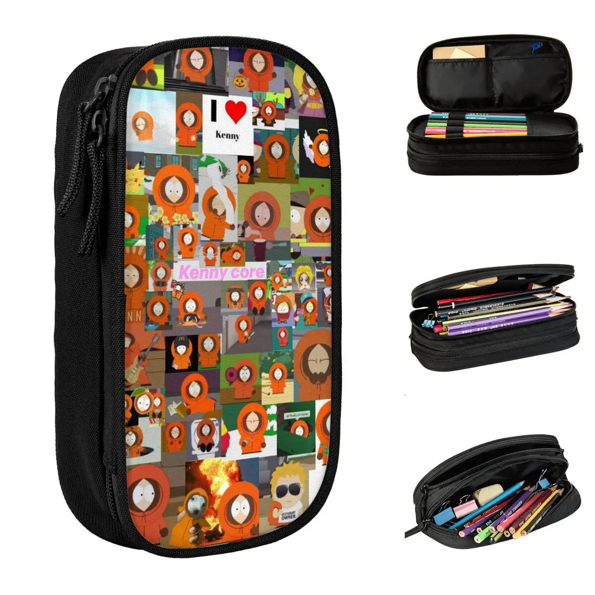 souths-parked-kenny-lapis-casos-moda-caneta-titular-saco-para-estudante-grande-capacidade-material-escolar-presentes-lapis