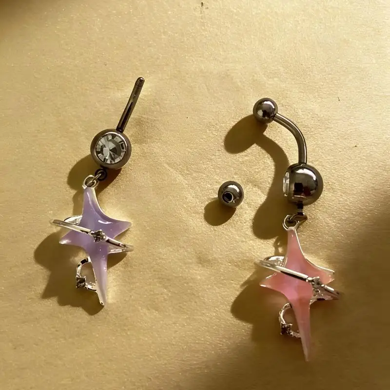 Belly Button Navel Piercing Navel Women Dangling Body Navel Jewelry Belly Button Rings Charm