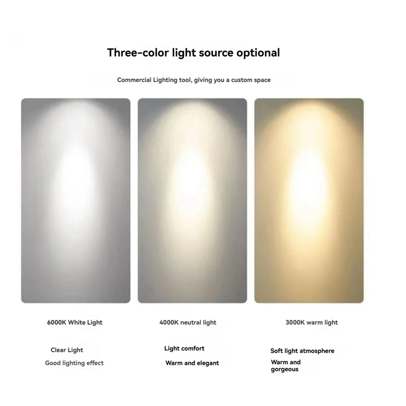 LICE-3Pcs 85 فولت-265 فولت جهد واسع Led أضواء المسارات متجر الملابس Led أضواء المسارات لمتجر متجر الملابس