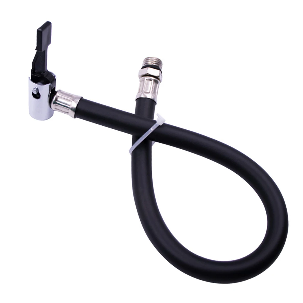 1 Pcs Inflator Car Mounted Inflation Pump Nozzle Extension Tube Quick Inflation Clamp Tire Quick Inflation Nozzle Extension Tube
