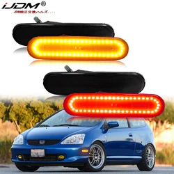 iJDM Full LED Side Marker Light For 02-2005 Honda Civic Si EP3 / EP 3DR Turn SignalLights/Driving Lights,OEM Sidemarker Lamps