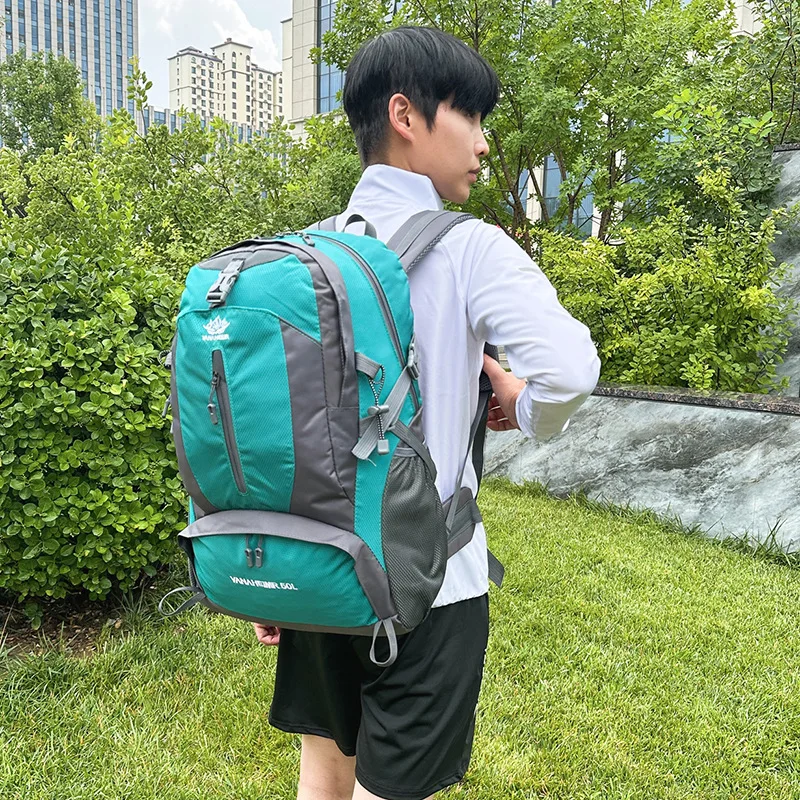 50L Outdoor Hiking Backpack New Model Sports Travel Large Capacity Double-Shoulder Bag for Mountain Climbing And Camping