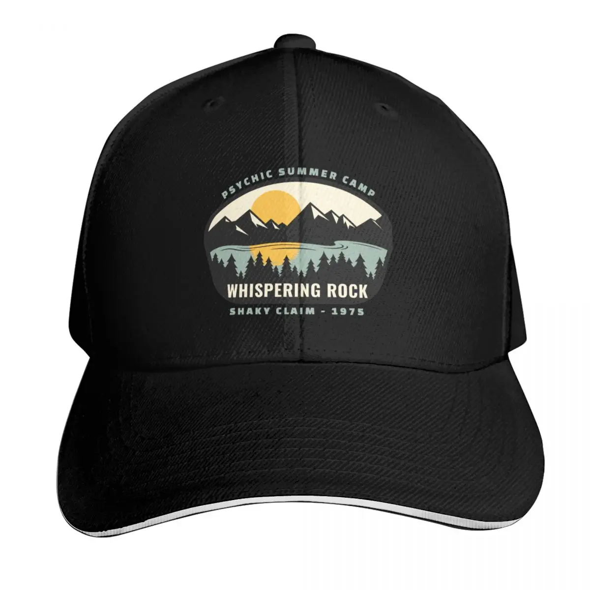 Psychic Summer Camp - Whispering Rock 1975 Baseball Cap Quick Dry Performance Cotton Twill Breathable Contrast Two Tone Brim